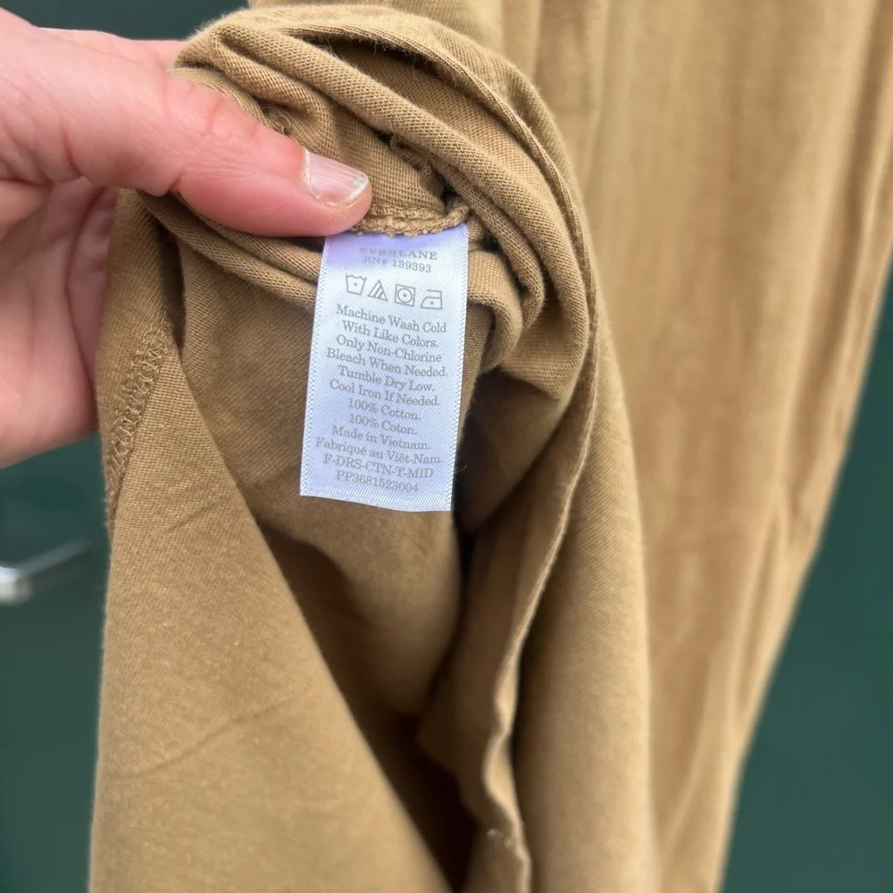 Everlane Tan Ribbed Top - Picture 5 of 10